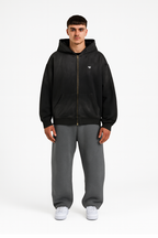 Sun Faded Basic Zipper