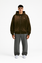 Sun Faded Basic Zipper