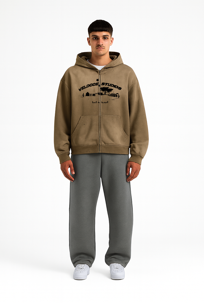 Lost in Desert Zipper