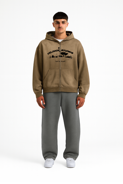 Lost in Desert Zipper