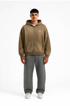 Sun Faded Basic Zipper